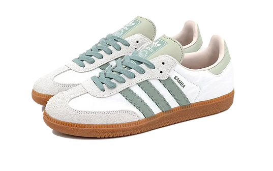 Adidas Samba OG Cloud Blanc Argent Vert