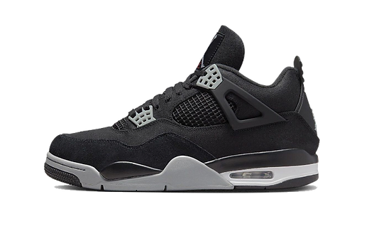 Air Jordan 4 Black Canvas