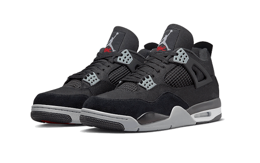 Air Jordan 4 Black Canvas