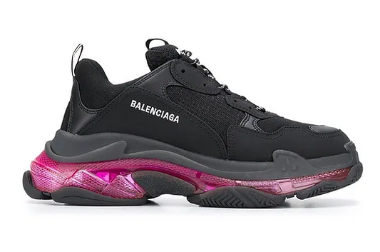 BALENCIAGA Triple S Noir/Rose