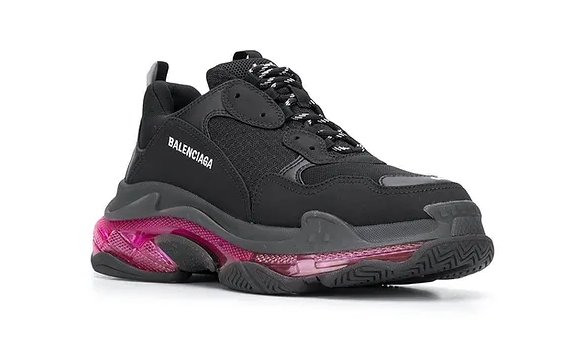 BALENCIAGA Triple S Noir/Rose